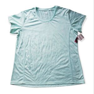 Zone Pro Blue Round Neck Athletic Sports T Shirt Size 1X NWT